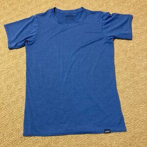 Patagonia Womens Blue T-Shirt XS Daily Performance Wear Gorpcore